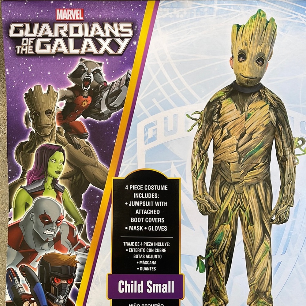 Guardians Of The Galaxy: Groot Kids Costume! New!